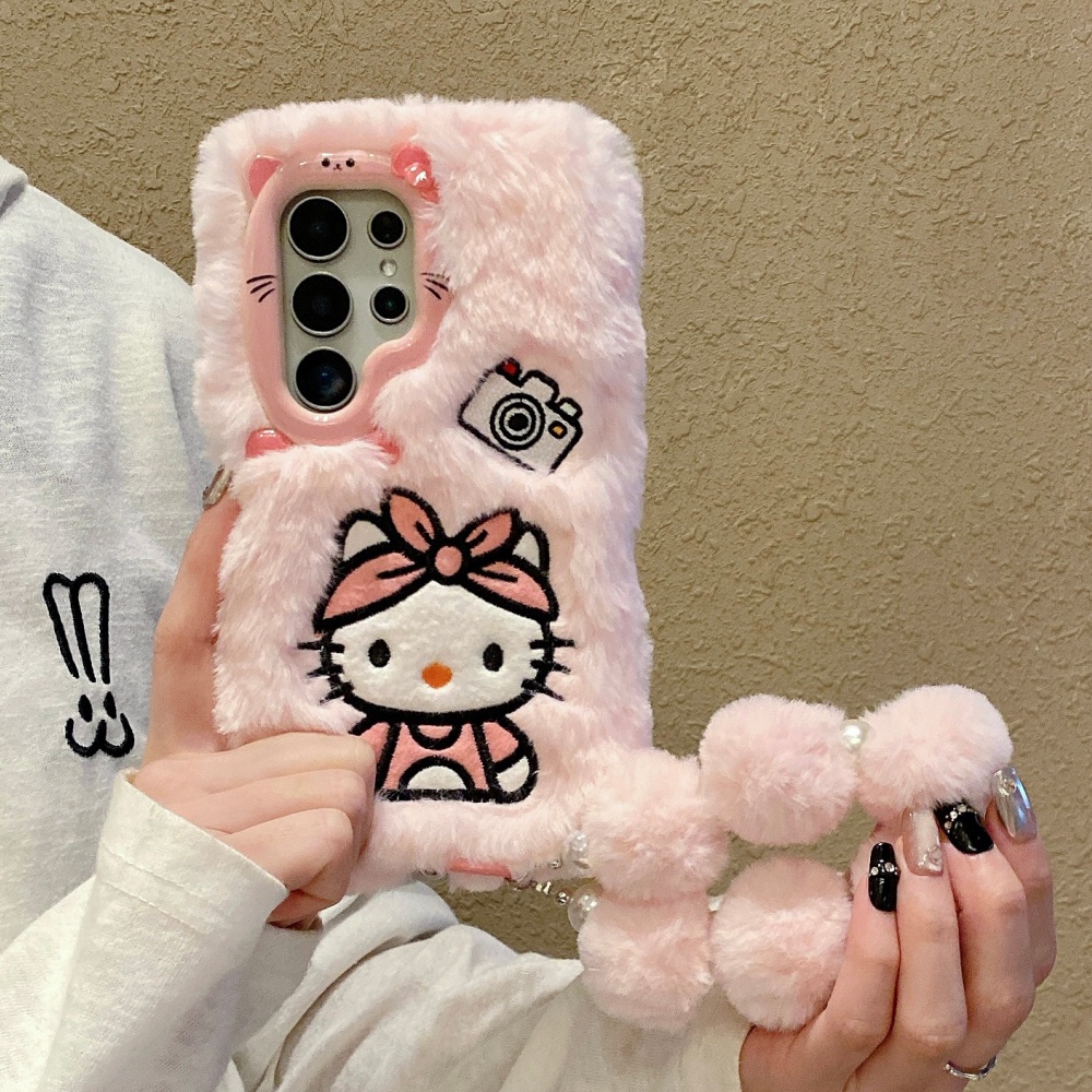 Cute 3D Camera Plush KT Phone  - Phone Cases With Camera Cover ulasan dan harga