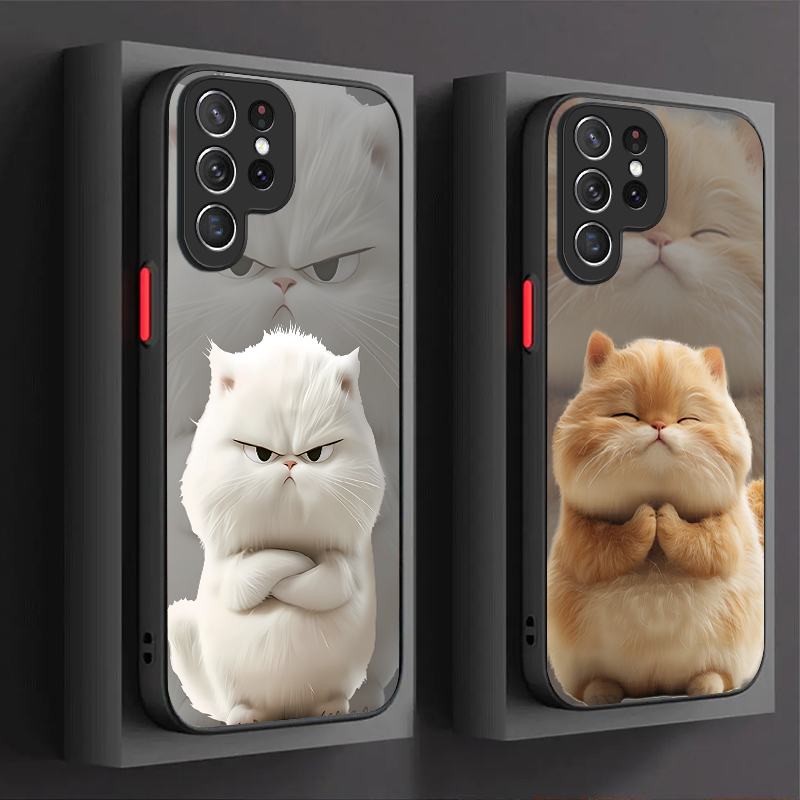Angry Cat Couple Style Case fo - Phone Cases Samsung S25 Ultra ulasan dan harga