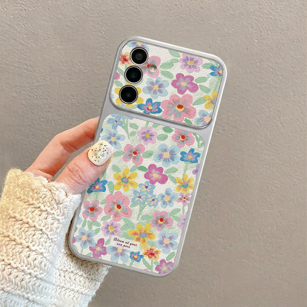 Colorful Floral Leather Phone  - Phone Cases Samsung S25 Ultra ulasan dan harga