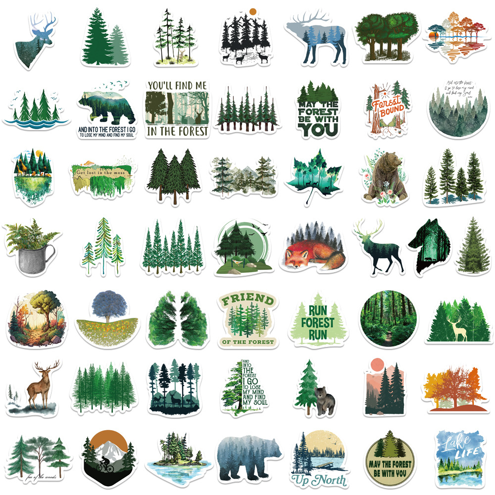 50PCS Green Forest Graffiti St - Phone Cases Quotes ulasan dan harga