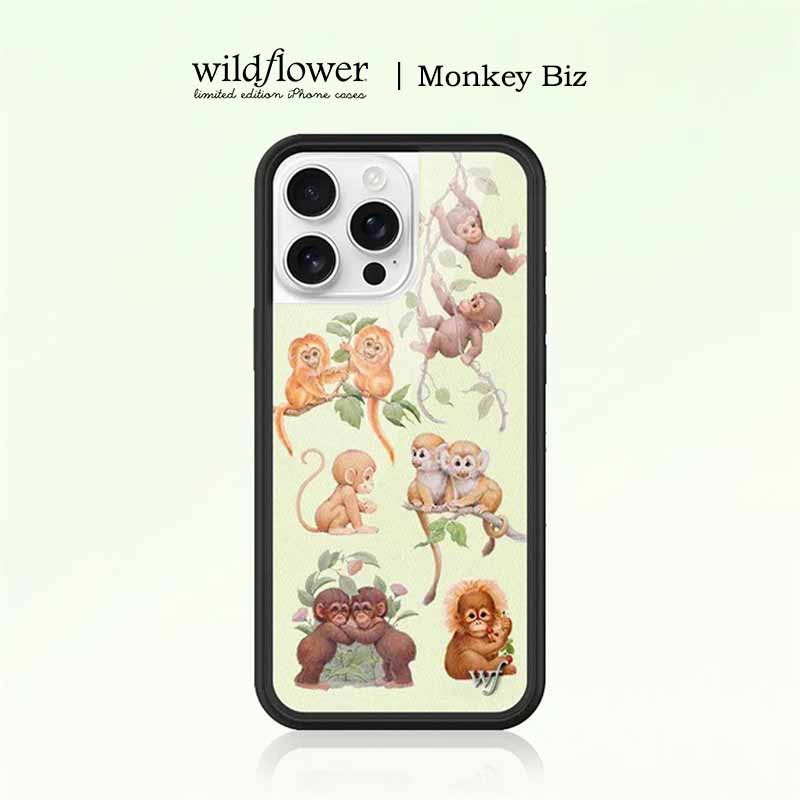 Wildflower INS Monkey Biz Phon - Phone Cases Wildflower ulasan dan harga