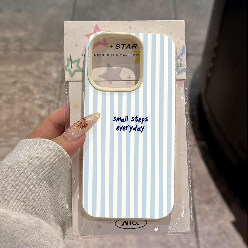 Simple Blue English Blue White - Phone Cases Australia ulasan dan harga