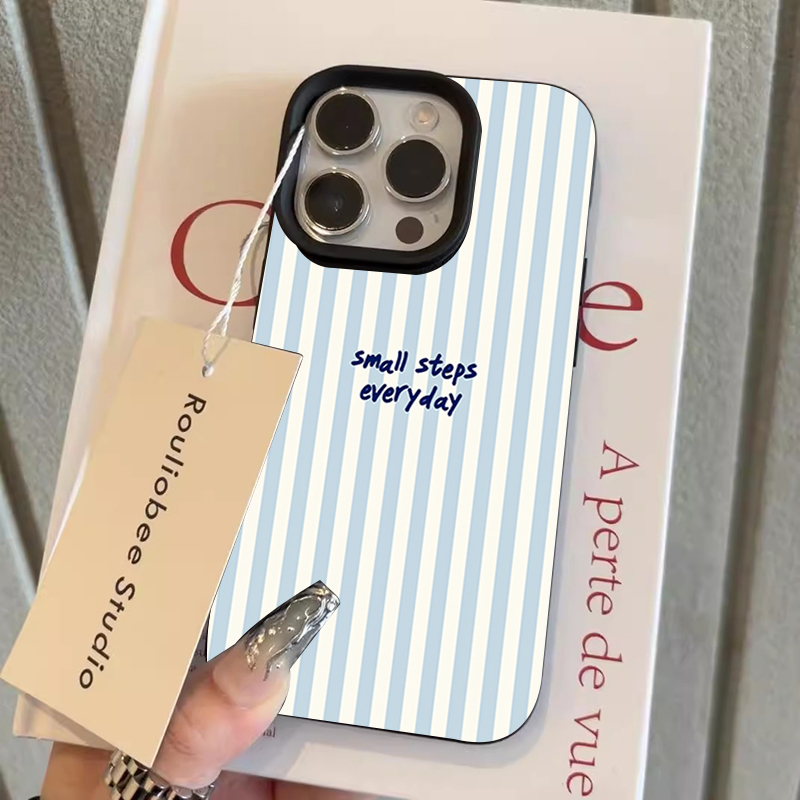 Simple Blue English Blue White - Phone Cases Australia ulasan dan harga