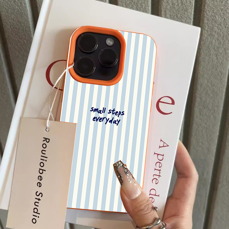 Simple Blue English Blue White - Phone Cases Australia ulasan dan harga