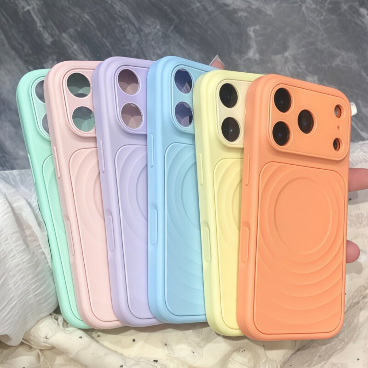Luxury Wave Water Ripple Patte - Phone Cases With Camera Cover ulasan dan harga