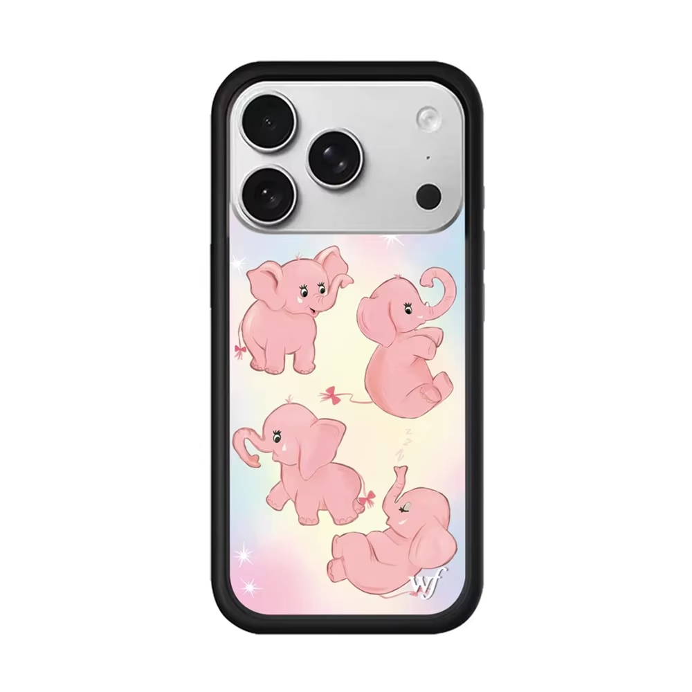 Wildflower INS Pink Elephants  - Phone Cases Wildflower ulasan dan harga