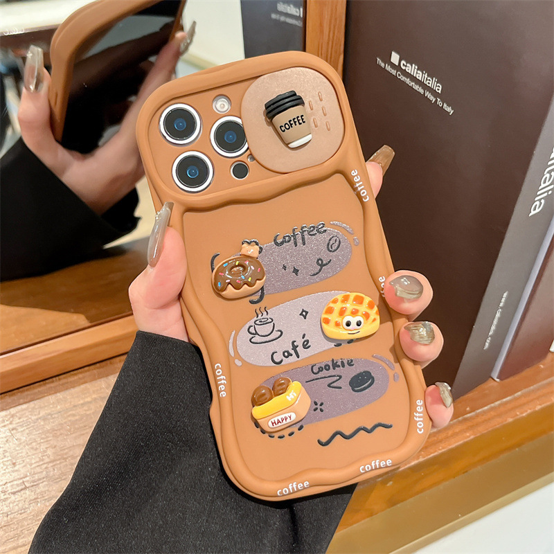 3D Cartoon Bread With Wrist St - Phone Cases With Camera Cover ulasan dan harga