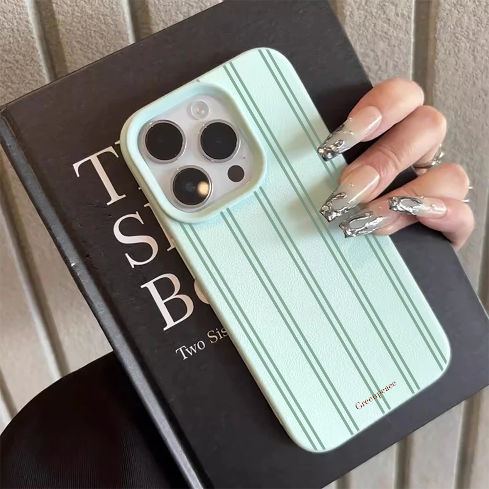Green Stripe Print Summer Phon - Phone Cases Australia ulasan dan harga