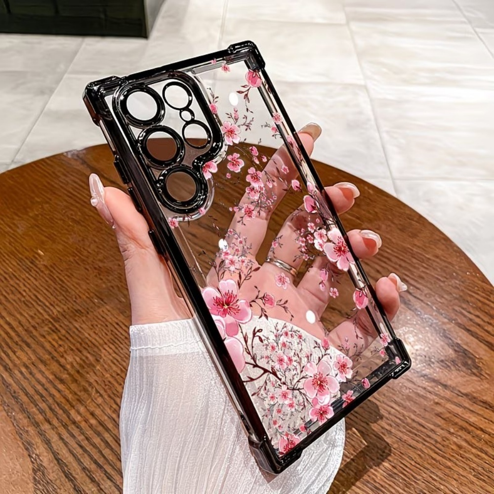 Cherry Blossom Electroplated F - Phone Cases Samsung S25 Ultra ulasan dan harga