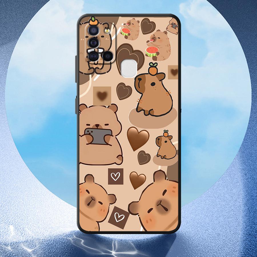 Cute Capybara Funda Phone Cove - Phone Cases Galaxy A17 ulasan dan harga