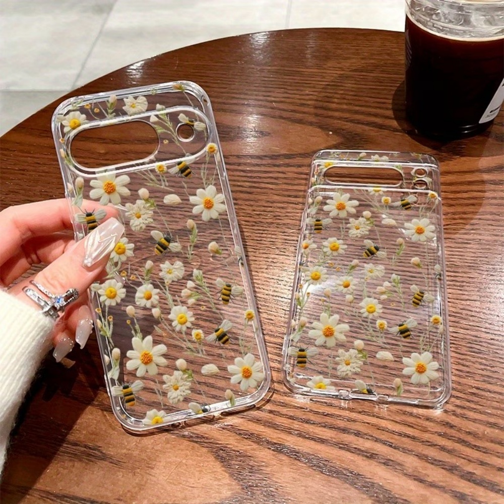 Cute Honeybee Flower Pattern S - Phone Cases Pixel 10 ulasan dan harga