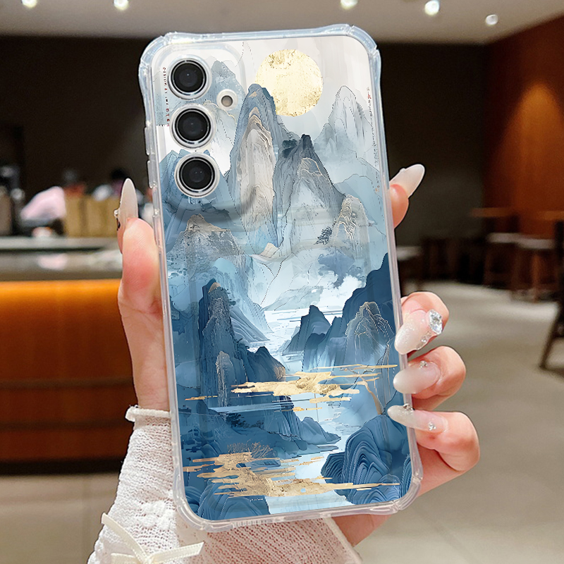 Mountain Landscape Pattern Pho - Phone Cases With Wallet ulasan dan harga