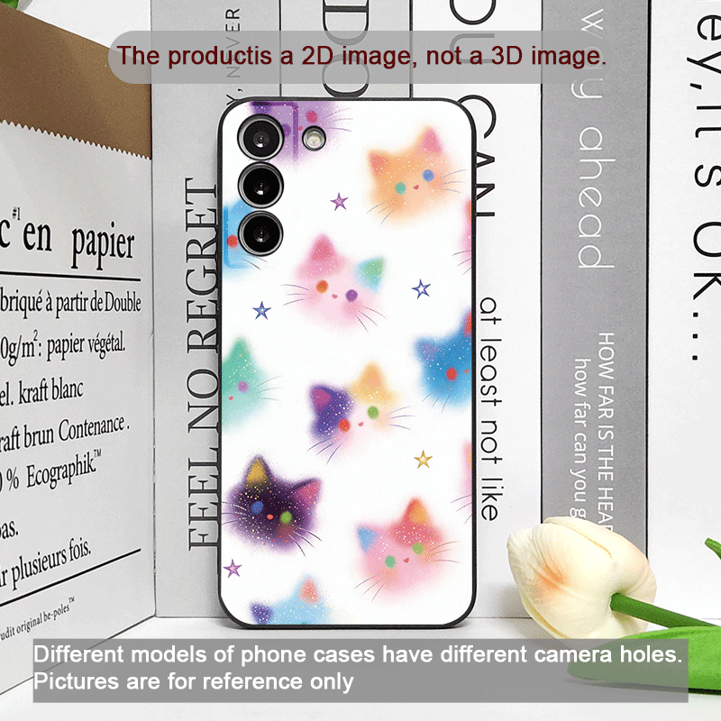 Funny Graffiti Colorful Cat He - Phone Cases Funny ulasan dan harga