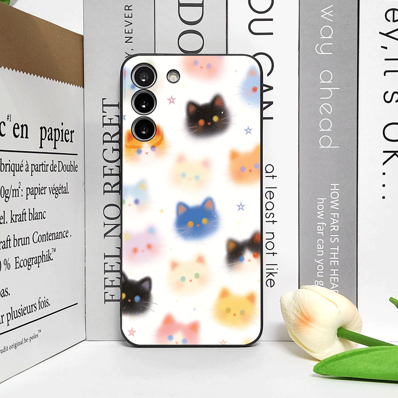 Funny Graffiti Colorful Cat He - Phone Cases Funny ulasan dan harga