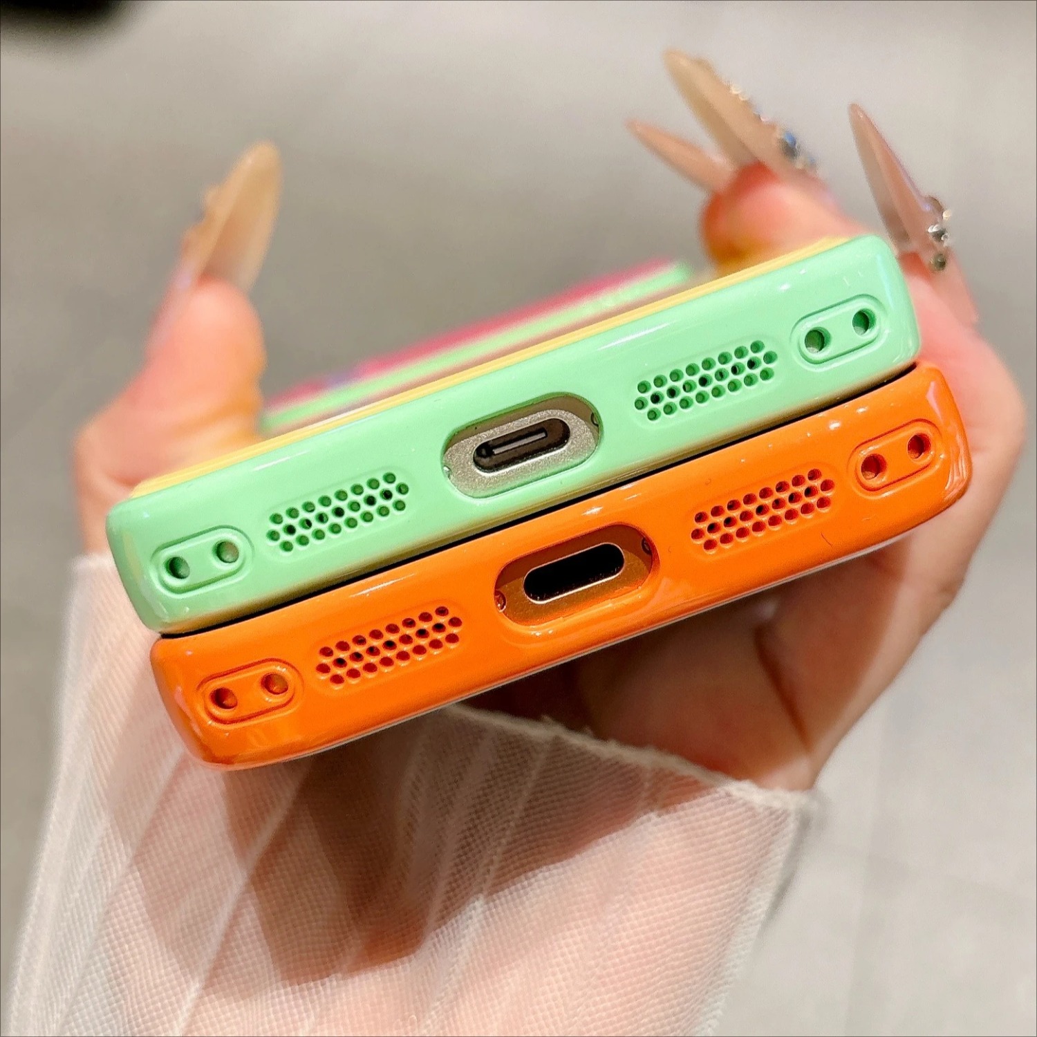 Color Block Phone Case for IPh - Phone Cases Vogue ulasan dan harga