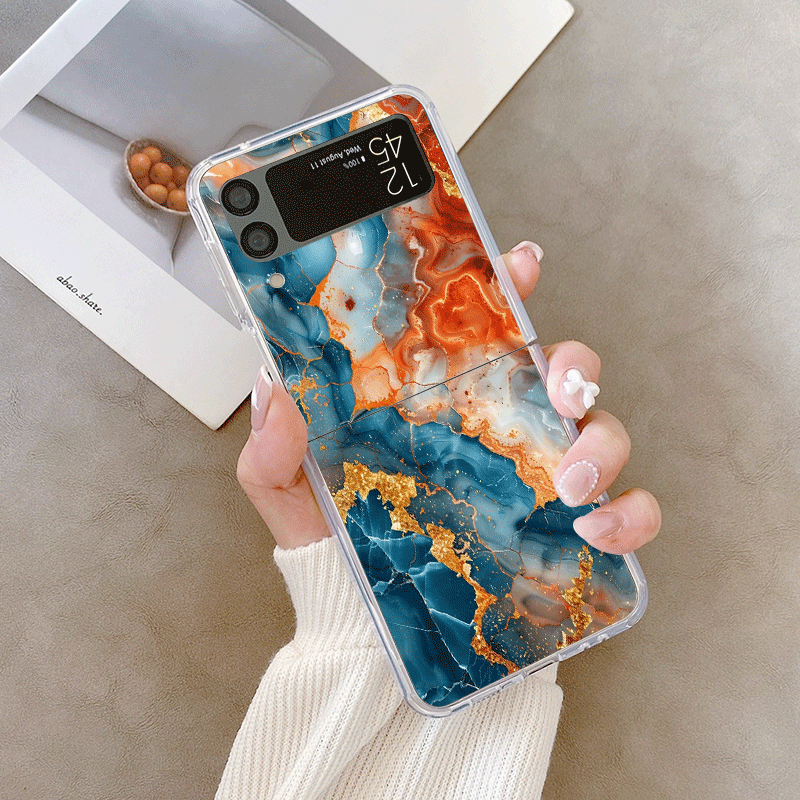 Artistic Colorful Marble Textu - Phone Cases Z Fold 7 ulasan dan harga